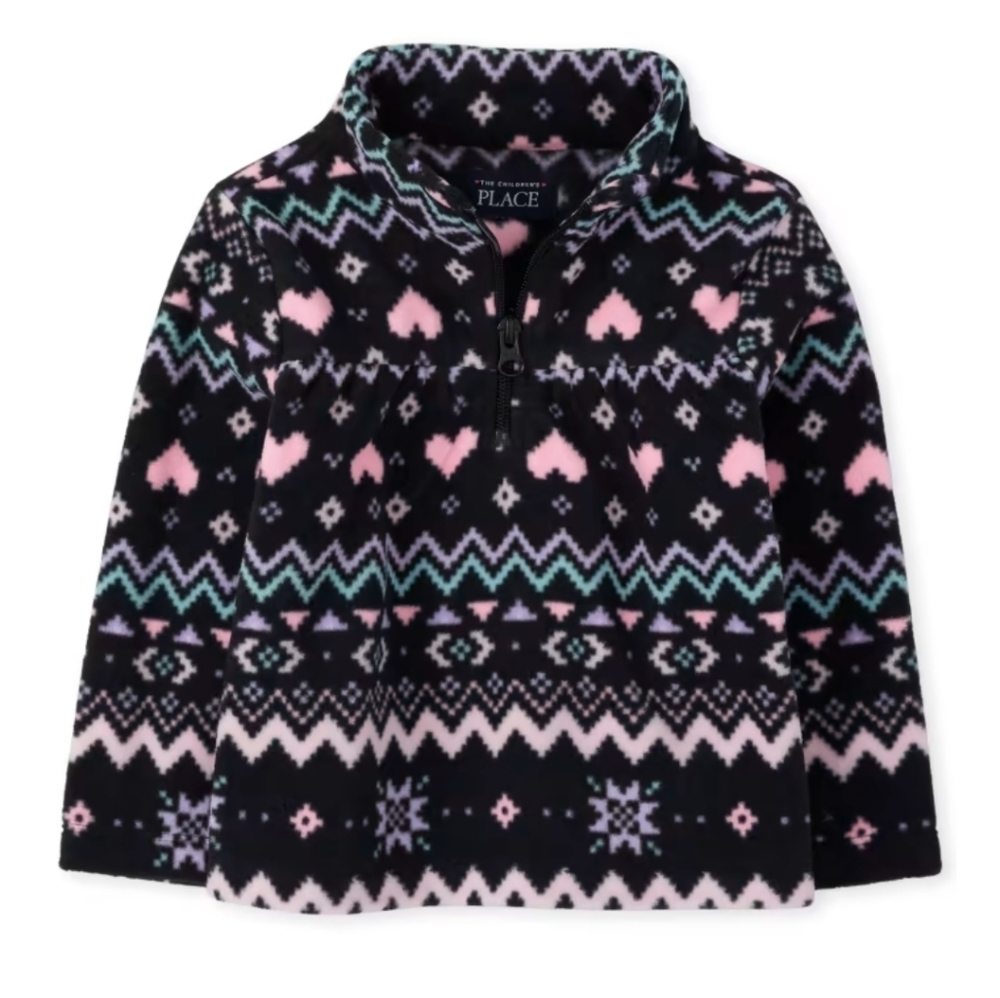 The Children's Place 2 pack Half-Zip Fleece Sweater 4t - Picture 2 of 12